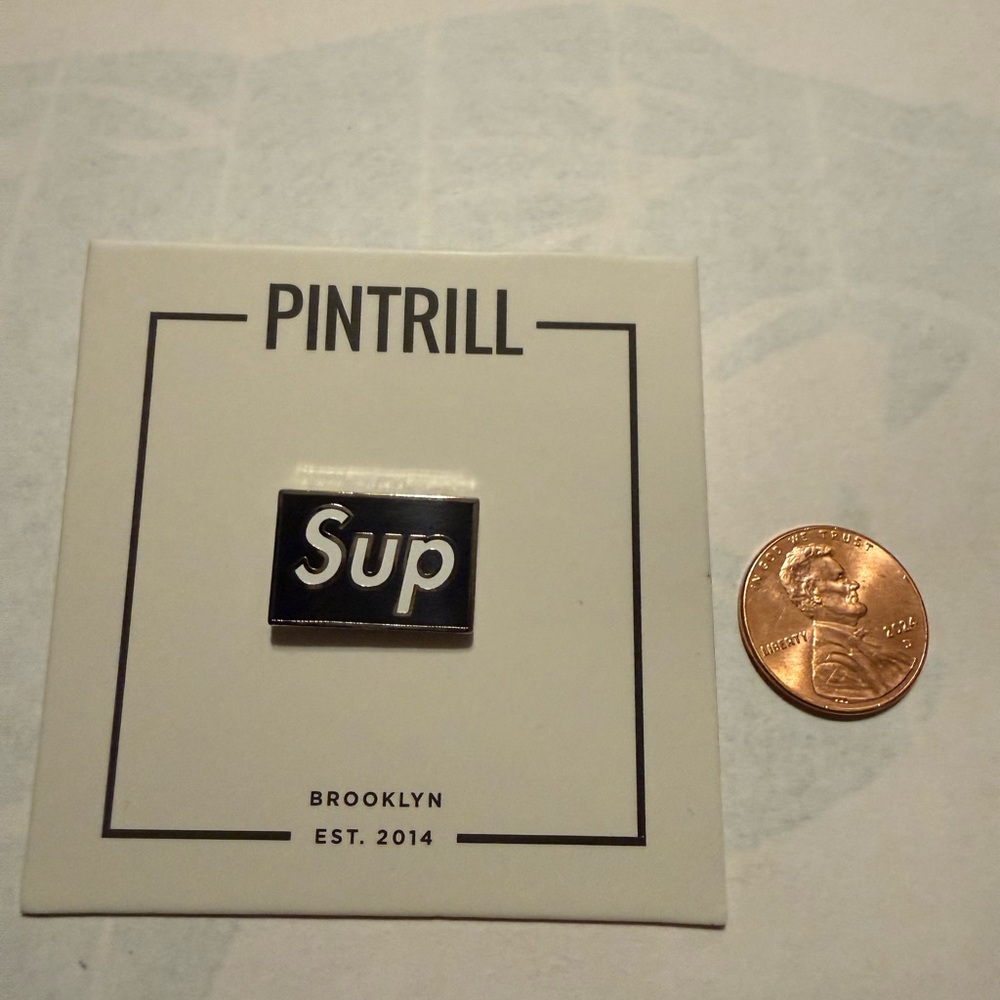 Black Enamel Pin